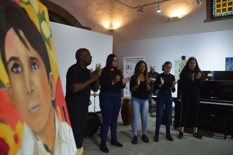 Actuación del grupo de Percusión Corporal (Foto TA)